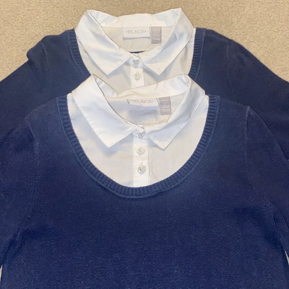 The Children’s Place Girls Uniform 2 in 1 Sweater